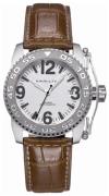 Hamilton Miesten kello H62465515 Khaki Hopea/Nahka Ø40 mm