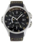 Hamilton Miesten kello H77645333 Khaki Musta/Kumi Ø42 mm