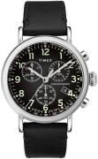 Timex Miesten kello TW2T21100 Musta/Nahka Ø41 mm