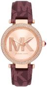 Michael Kors Naisten kello MK2974 Parker Punakultaa/PVC