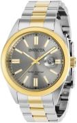 Invicta Miesten kello 38467 Pro Diver Harmaa/Kullansävytetty teräs