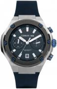 Cerruti 1881 Miesten kello CIWGO2206107 Sininen/Kumi Ø44 mm