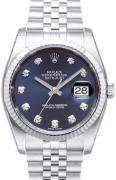 Rolex Miesten kello 116234-0142 Datejust Steel Sininen/Teräs Ø36 mm