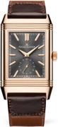 Jaeger LeCoultre Miesten kello 396245J Reverso Tribute Harmaa/Nahka