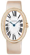 Cartier Miesten kello WB520005 Baignoire Hopea/Satiini Ø44 mm