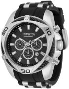 Invicta Miesten kello 34137 Bolt Musta/Teräs Ø50 mm