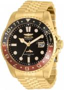 Invicta Miesten kello 35153 Pro Diver Musta/Kullansävytetty teräs