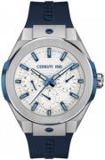 Cerruti 1881 Miesten kello CIWGQ2116906 Valkoinen/Kumi Ø44 mm