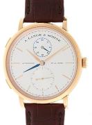 A. Lange & Söhne Miesten kello 385.032 Saxonia Hopea/Nahka Ø40