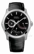 Ebel Miesten kello 1215865 Classic Musta/Nahka Ø45 mm