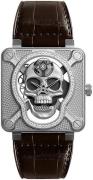 Bell & Ross Miesten kello BR-01-LAUGHING-SKULL-LIGHT-DIAMO Br 01