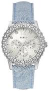 Guess Naisten kello W0336L7 Dazzler Hopea/Nahka Ø39 mm