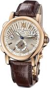 Ulysse Nardin Miesten kello 246-55-30 Dual Time Hopea/Nahka Ø42 mm