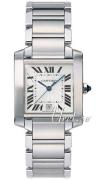 Cartier Miesten kello W51002Q3 Tank Francaise Large Hopea/Teräs