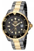 Invicta Miesten kello 15846 Pro Diver Musta/Kullansävytetty teräs