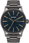 Nixon Miesten kello A3562983-00 The Sentry Musta/Teräs Ø42 mm