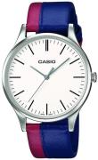 Casio Miesten kello MTP-E133L-2EEF Collection Valkoinen/Nahka Ø46 mm