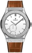 Hublot Miesten kello 515.NX.2210.LR Classic Fusion Hopea/Nahka Ø45 mm