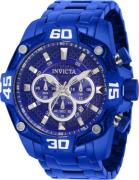 Invicta Miesten kello 40255 Pro Diver Sininen/Teräs Ø52 mm