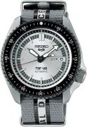 Seiko 5 Miesten kello SRPJ79K1 ULTRASEVEN Hopea/Tekstiili Ø43 mm