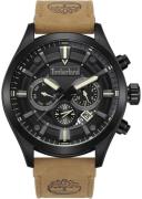 Timberland Miesten kello TDWGF2132102 Tidemark Musta/Nahka Ø45 mm