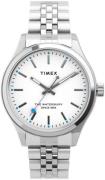 Timex Naisten kello TW2U23400 The Waterbury Valkoinen/Teräs Ø34 mm