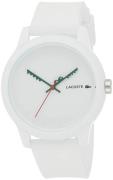 Lacoste 12.12 Miesten kello 2011069 Valkoinen/Kumi Ø42 mm