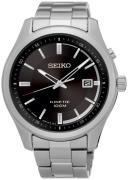 Seiko Miesten kello SKA719P1 Kinetic Musta/Teräs Ø42.3 mm