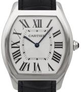 Cartier Miesten kello WGTO0003 Tortue Hopea/Nahka