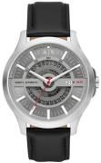 Armani Exchange Miesten kello AX2445 Hampton Hopea/Nahka Ø46 mm