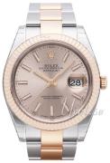 Rolex Miesten kello 126331-0009 Datejust41 Hopea/18K punakultaa Ø41