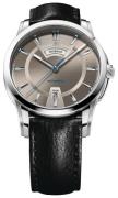 Maurice Lacroix Miesten kello PT6158-SS001-73E-1 Pontos Ruskea/Nahka