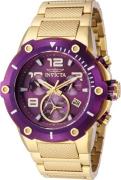 Invicta Miesten kello 40625 Speedway Violetti/Kullansävytetty teräs