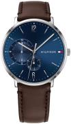 Tommy Hilfiger Miesten kello 1791508 Sininen/Nahka Ø40 mm