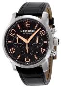 Montblanc Miesten kello 101548 Timewalker Chronograph Musta/Nahka