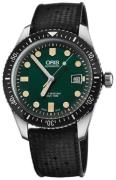 Oris Miesten kello 01 733 7720 4057-07 4 21 18 Diving Vihreä/Kumi