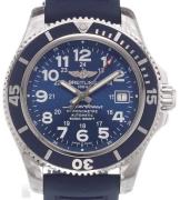 Breitling Miesten kello A17365D11C1S1 Superocean Ii 42 Sininen/Kumi