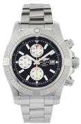 Breitling Miesten kello A13371111B1A1 Super Avenger Ii Musta/Teräs