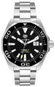 TAG Heuer Miesten kello WAY201A.BA0927 Aquaracer Musta/Teräs Ø43 mm