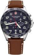 Victorinox Miesten kello V241854 Fieldforce Sininen/Nahka Ø42 mm