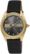 Just Cavalli Naisten kello JC1L195L0025 Animalier Harmaa/Nahka