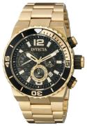 Invicta Miesten kello 1343 Pro Diver Musta/Kullanvärinen teräs Ø48