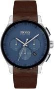 Hugo Boss Miesten kello 1513760 Sininen/Nahka Ø44 mm