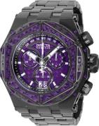 Invicta Miesten kello 38920 Carbon Hawk Violetti/Teräs Ø54.5 mm