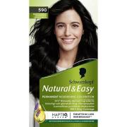 Schwarzkopf Natural & Easy Hair Color 590 Ebenholts Svart