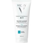 VICHY Pureté Thermale  3-i-1 kasvojenpuhdistusaine 200 ml