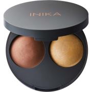 Inika Organic Baked Contour Duo   Teak