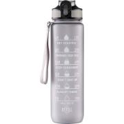 Beauty Rebels Motivational Water Bottle 1 L Grey