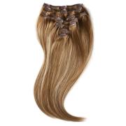 Rapunzel of Sweden Clip-on set 7 pieces 60 cm Brownish Blonde Bal