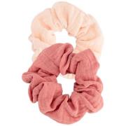 BACHCA Cotton Gauze Scrunchies 2-Pack